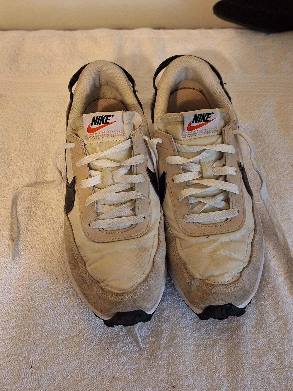Nike Women's Waffle Debut 'Sanddrift/Black' - Picture 7 of 11